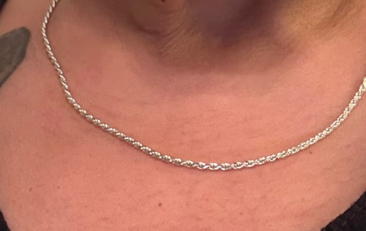 Customer photo review of Rope Chain - 2mm