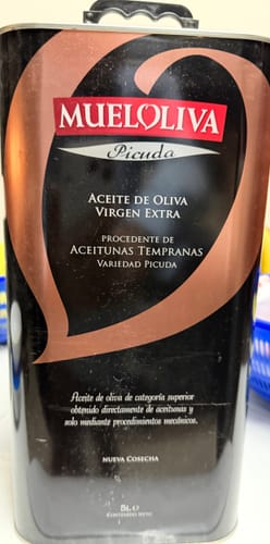 Customer photo review of Picuda Extra Virgin Olive Oil