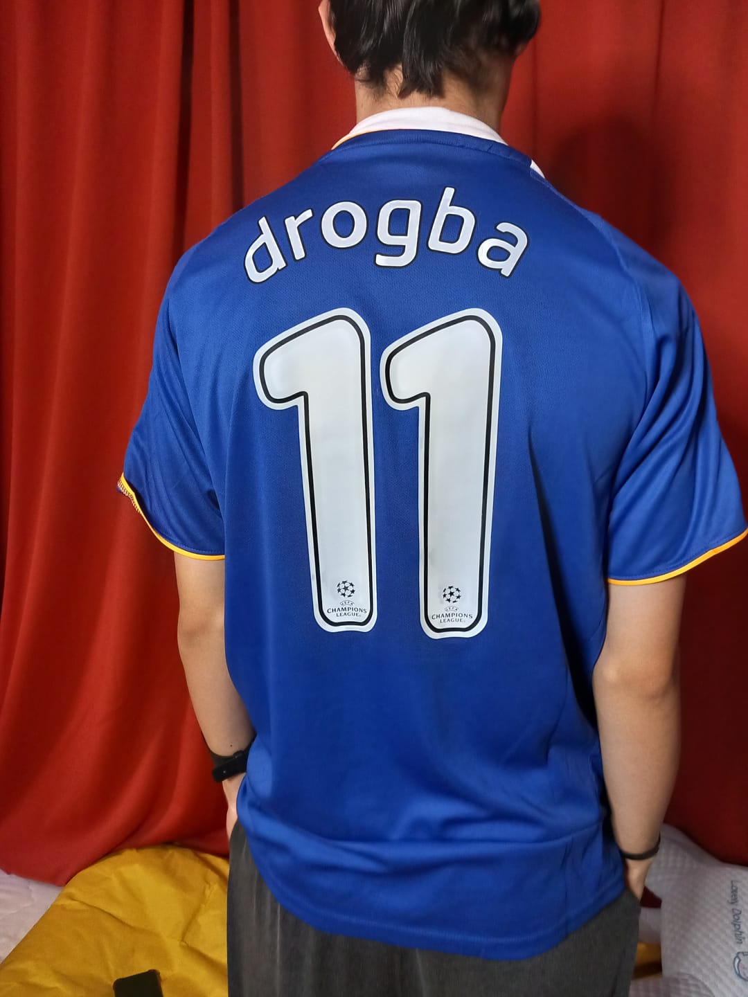 Customer photo review of Didier Drogba 11 Chelsea 2008 Champhions League Final Jersey Trikot