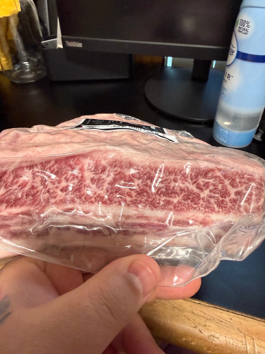 Customer photo review of USDA Choice Bone-In Short Ribs