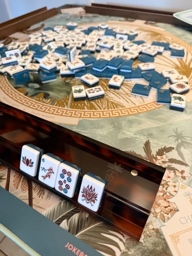Customer photo review of Tortoiseshell Mahjong Racks
