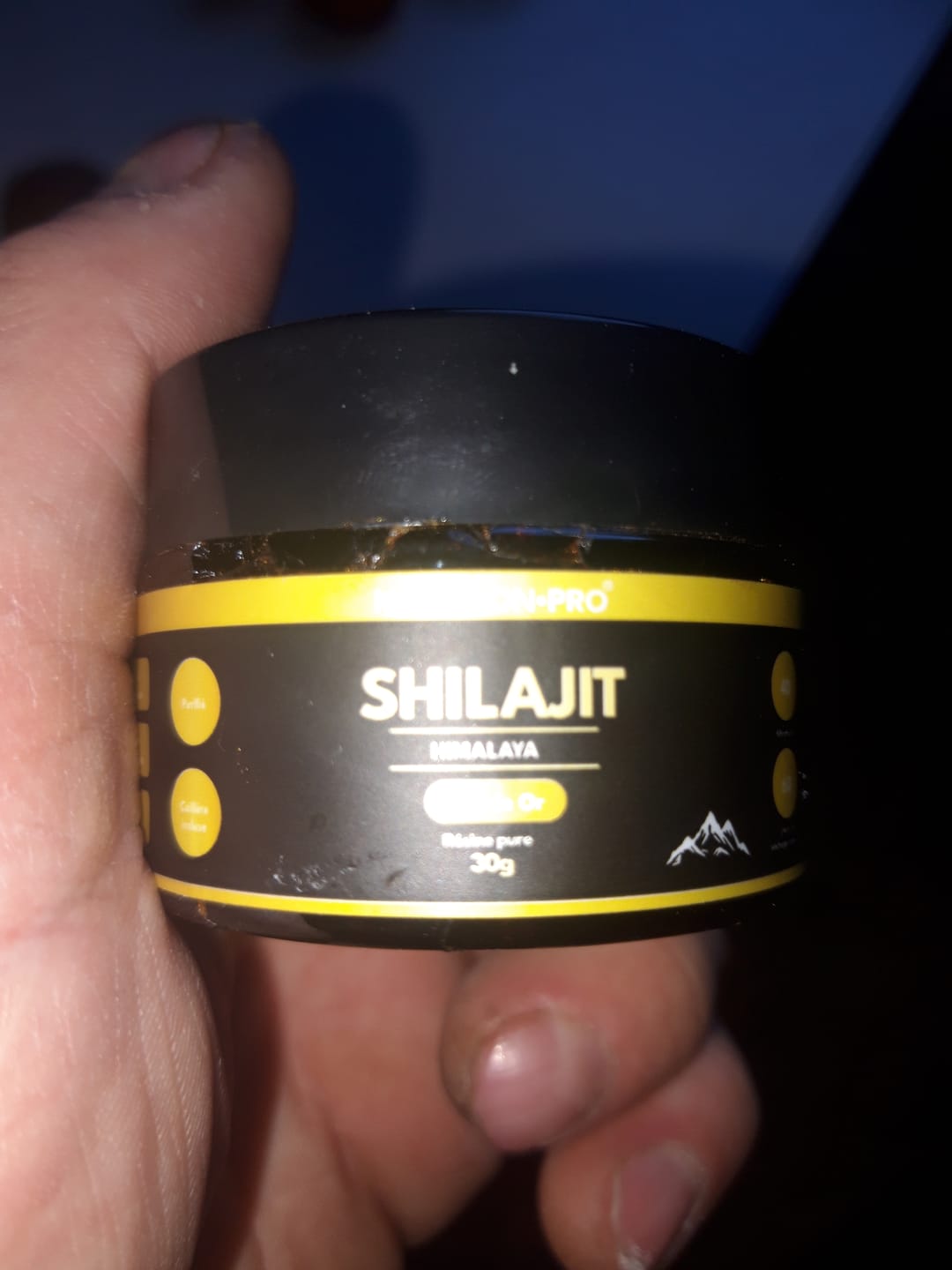 Customer photo review of SHILAJIT (RÉSINE PURE)