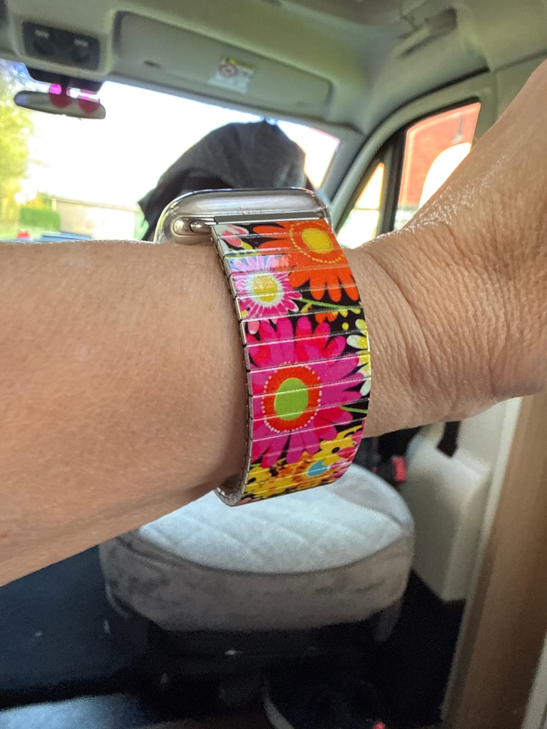Customer photo review of Banded Blossom - Panhandle - Banded for Smart Watch