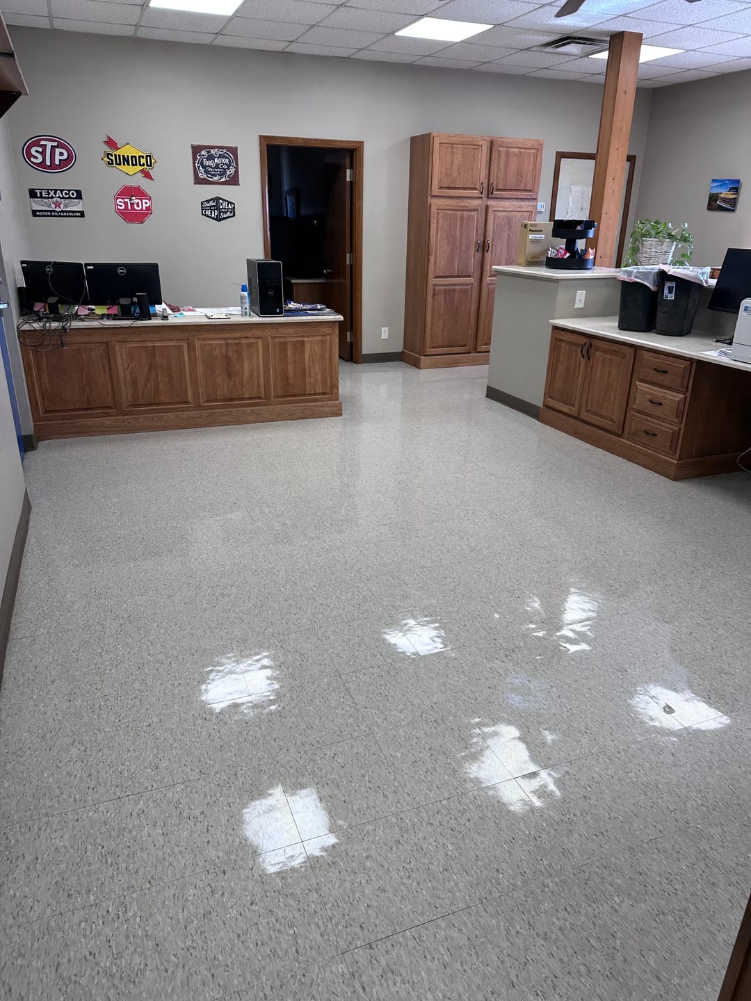 Customer photo review of ~ Rock Candy Urethane Floor Finish (1 gallon)