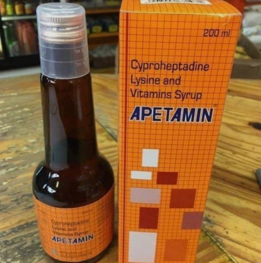 Customer photo review of Apetamin Vitamin weight gain syrup $19.99 | Fast Shipping within 2 days