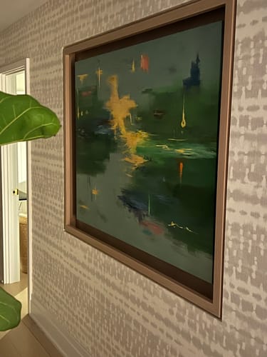 Customer review photo for Colorful Painting #CA379