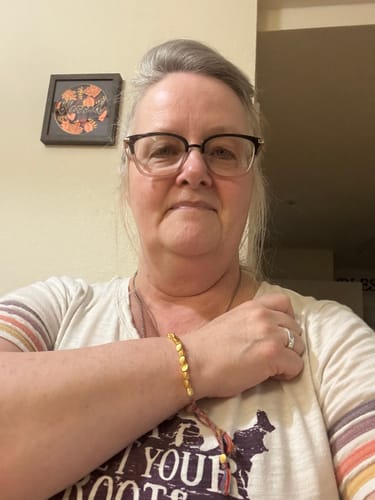 Customer photo review of 2 Tibetan Bracelets of Fortune