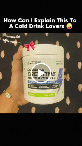 Customer video review of Wellcore - Pure Micronised Creatine Monohydrate | Kiwi Kick (307g, 83 servings)