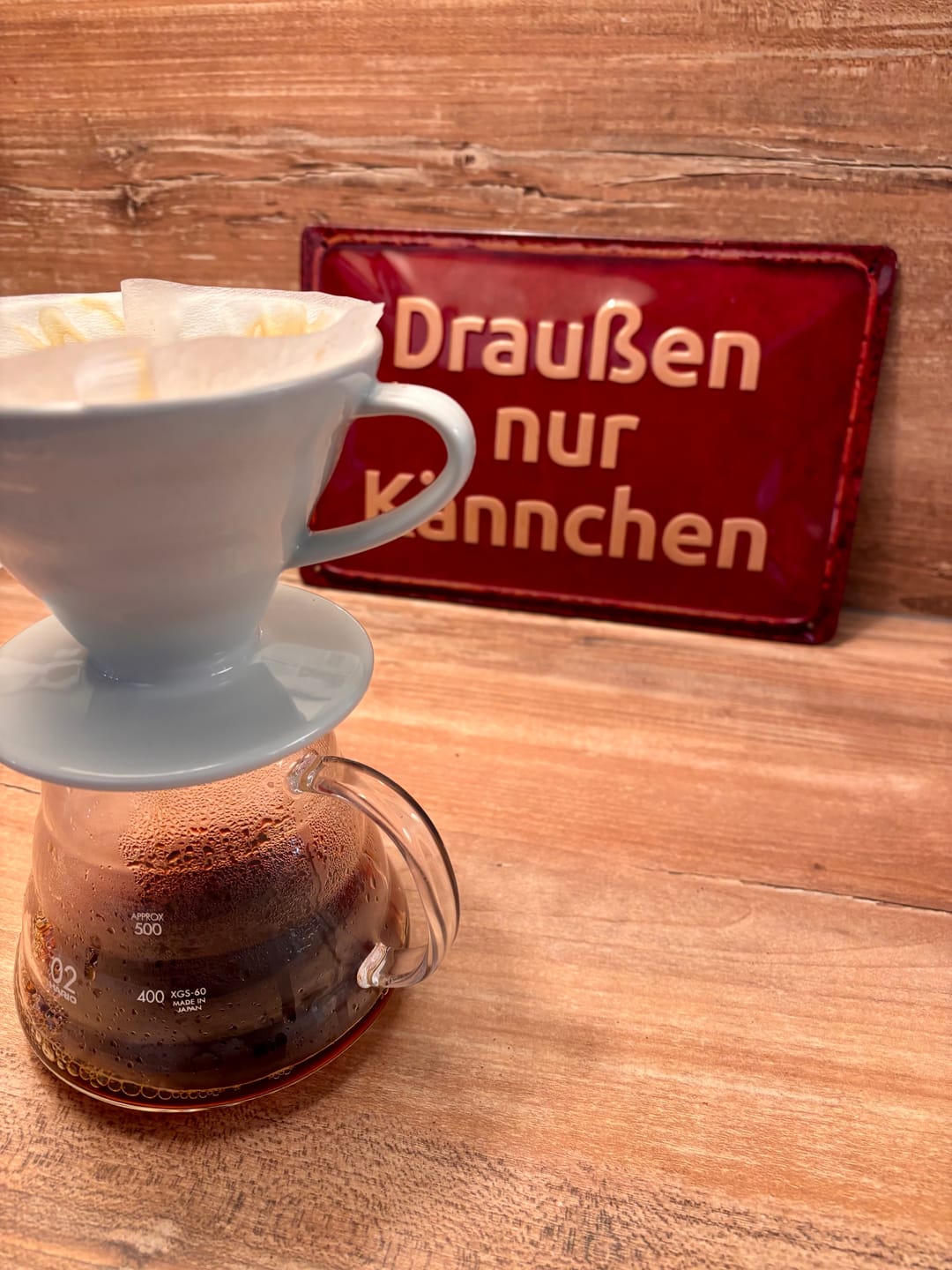 Customer photo review of Hario Kaffeekanne V60 Range Server, 600 ml