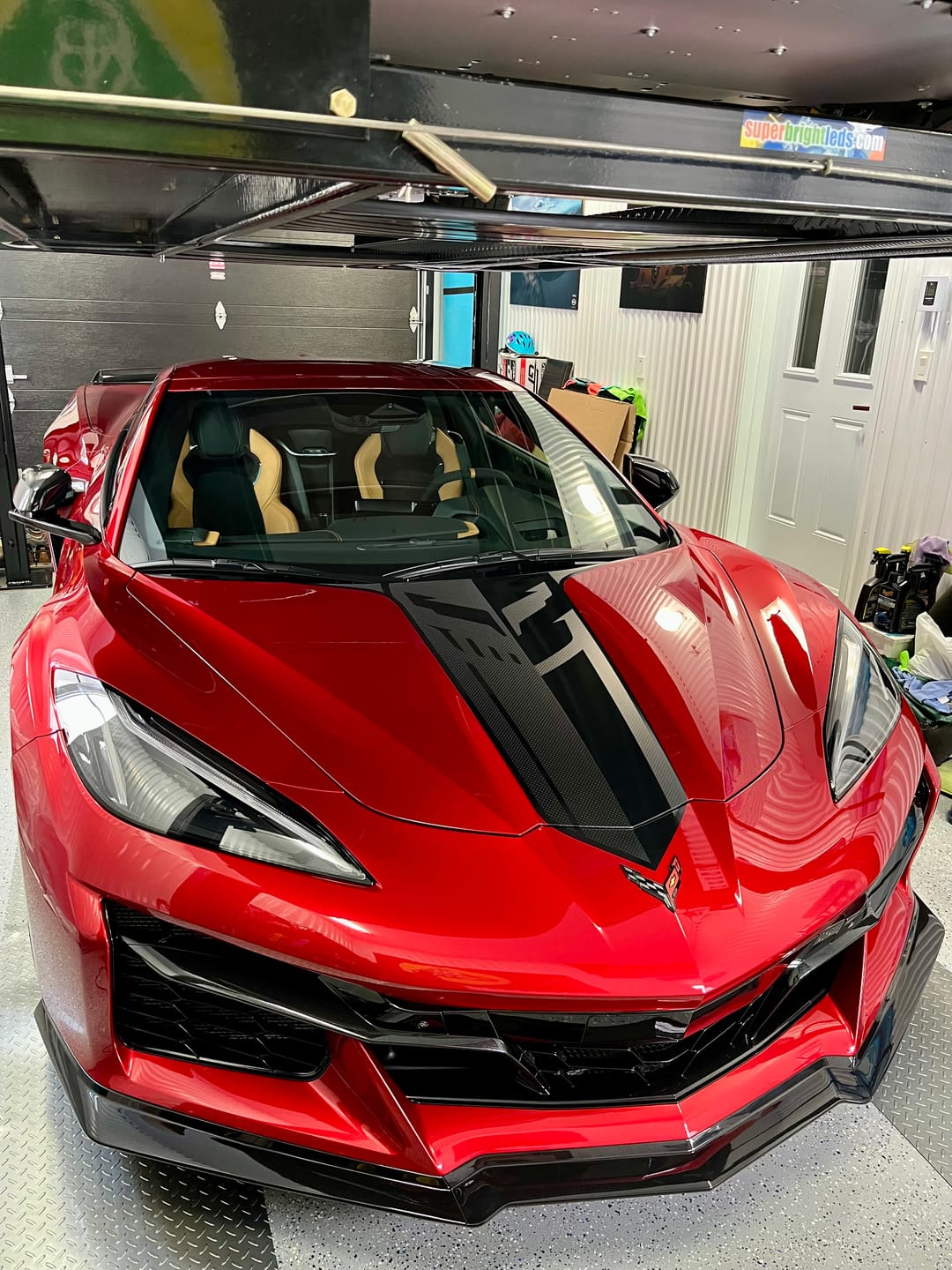 Customer photo review of Corvette C8 Z06 / E-Ray DRY CARBON FIBER Front Splitter [Z07 Package]
