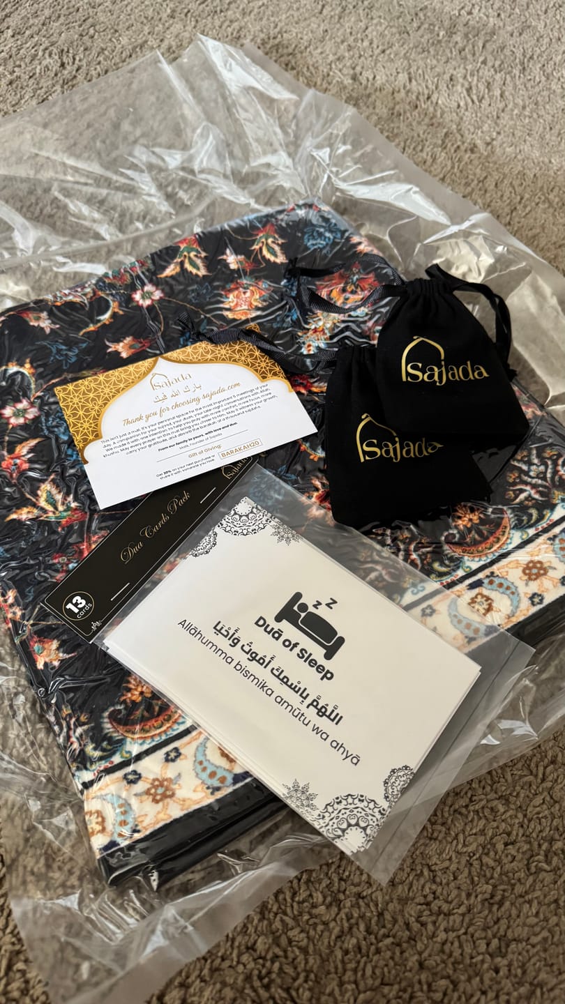 Customer photo review of Firdaws  Padded Prayer Mat
