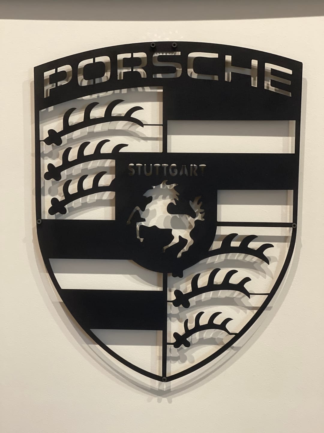 Customer photo review of Porsche Metal Car Emblem