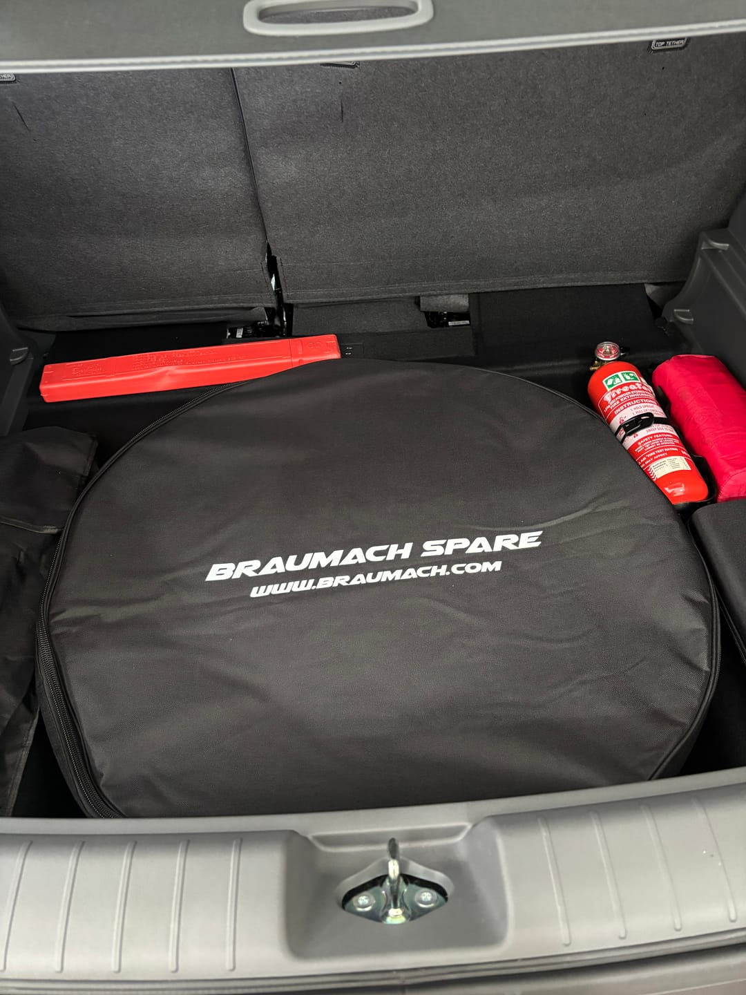 Customer photo review of KIA EV3 incl GT Line Space Saver Spare Wheel Kit - HUB CENTRIC - Braumach Spare Wheel Kit All Models - 2023-2026