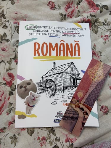 Recenzie cu fotografie de la un client despre Carte Română Bacalaureat Bacademia (temă și viziune, caracterizare, relație) - Ediția II