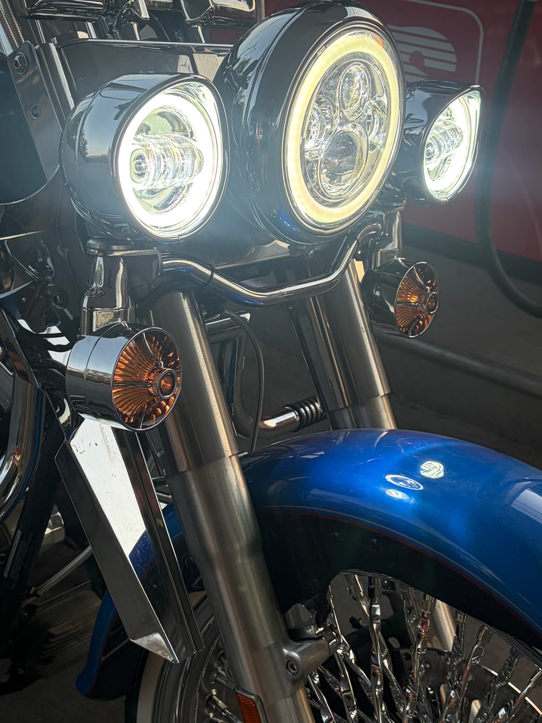 Customer photo review of Harley Davidson Clip in Lenses - Turbine / Chrome / Smoked