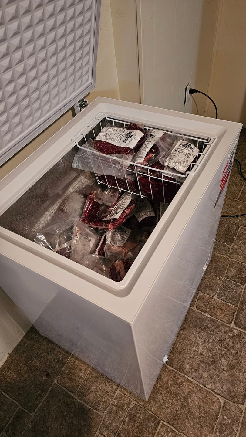 Customer photo review of Beef Meat Share! (Free Freezer)