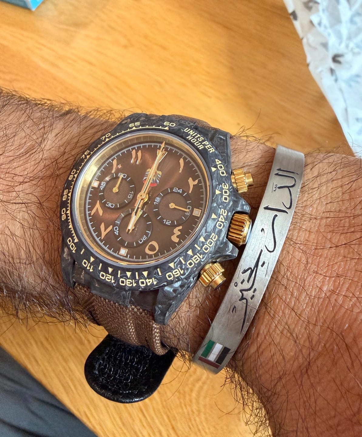 Customer photo review of VELOCIREX CARBON FIBER WATCH