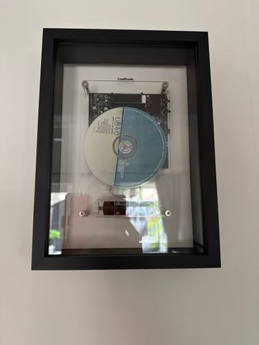 Customer photo review of M1 Music Frame CD Player
