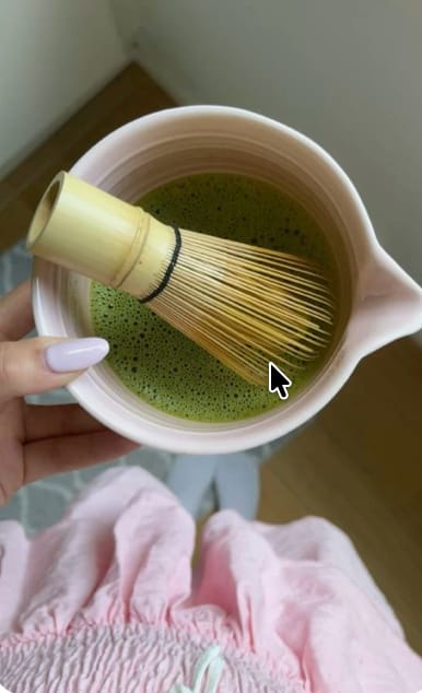 Customer photo review of Matcha Vanille 💗