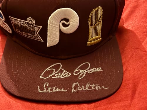 Customer photo review of Steve Carlton Autograph Signing