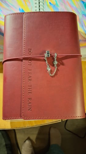 Customer photo review of Refillable Folio - SALTY PLUM TRIFOLD