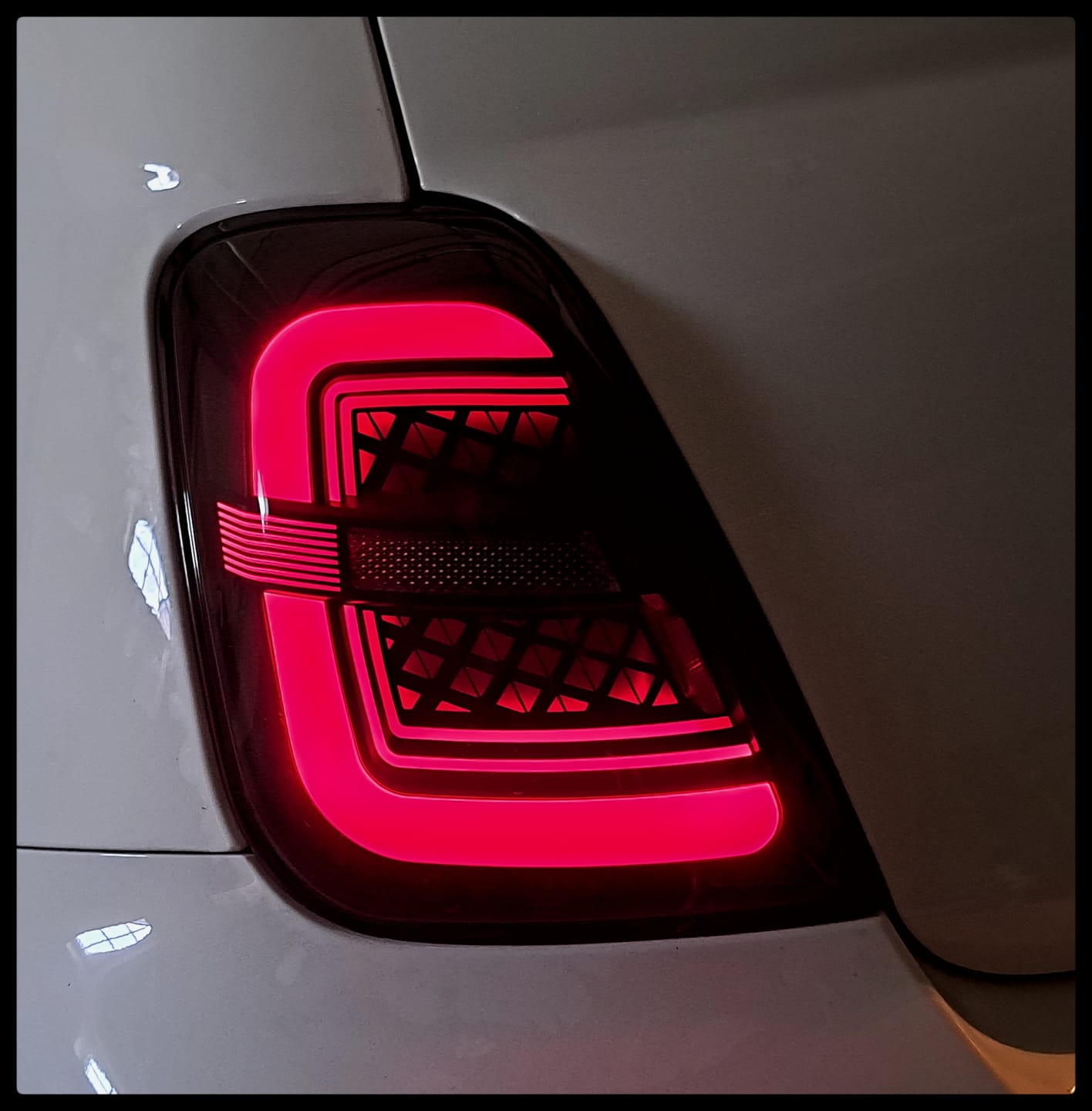 Customer photo review of Fari LED Posteriori Abarth & Fiat 500 (2008-2025)