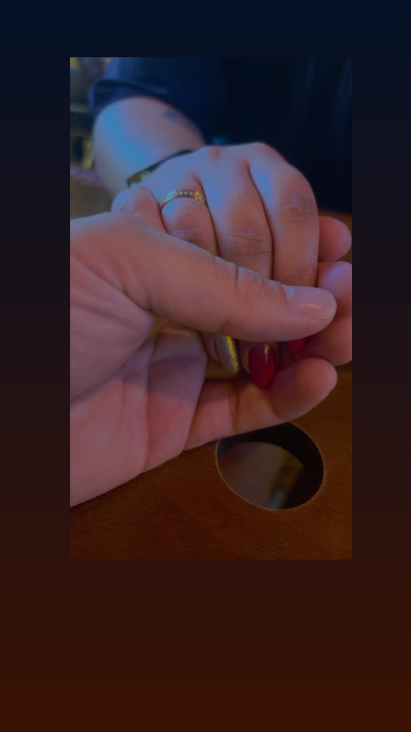 Customer photo review of Conjunto Alianças Banhada Ouro 18K 4mm