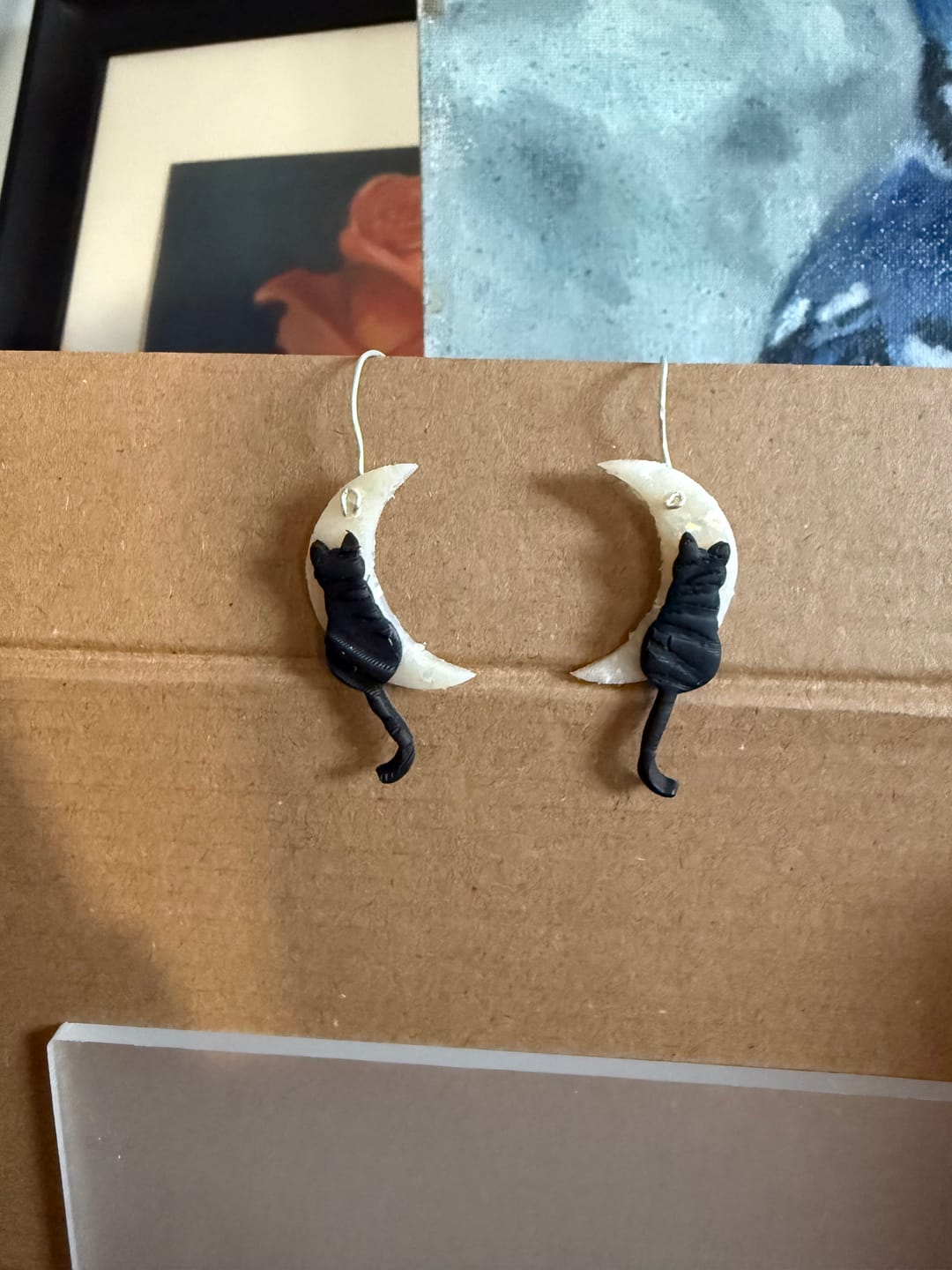 Customer photo review of Dangle Tail Cats - Mirrored Pair