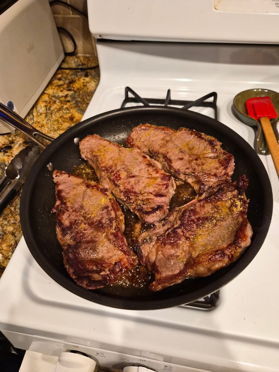Customer photo review of Steak Grill Packs - NEW YORK STRIP