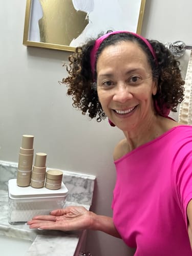 Customer photo review of C - Glow Skin Care System