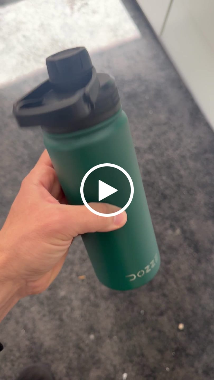 Customer video review of DOZZE Cruiser Water Bottle