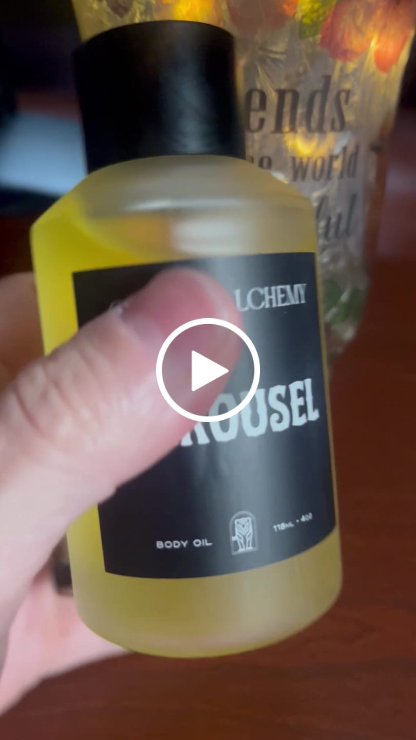 Customer video review of CAROUSEL BODY OIL