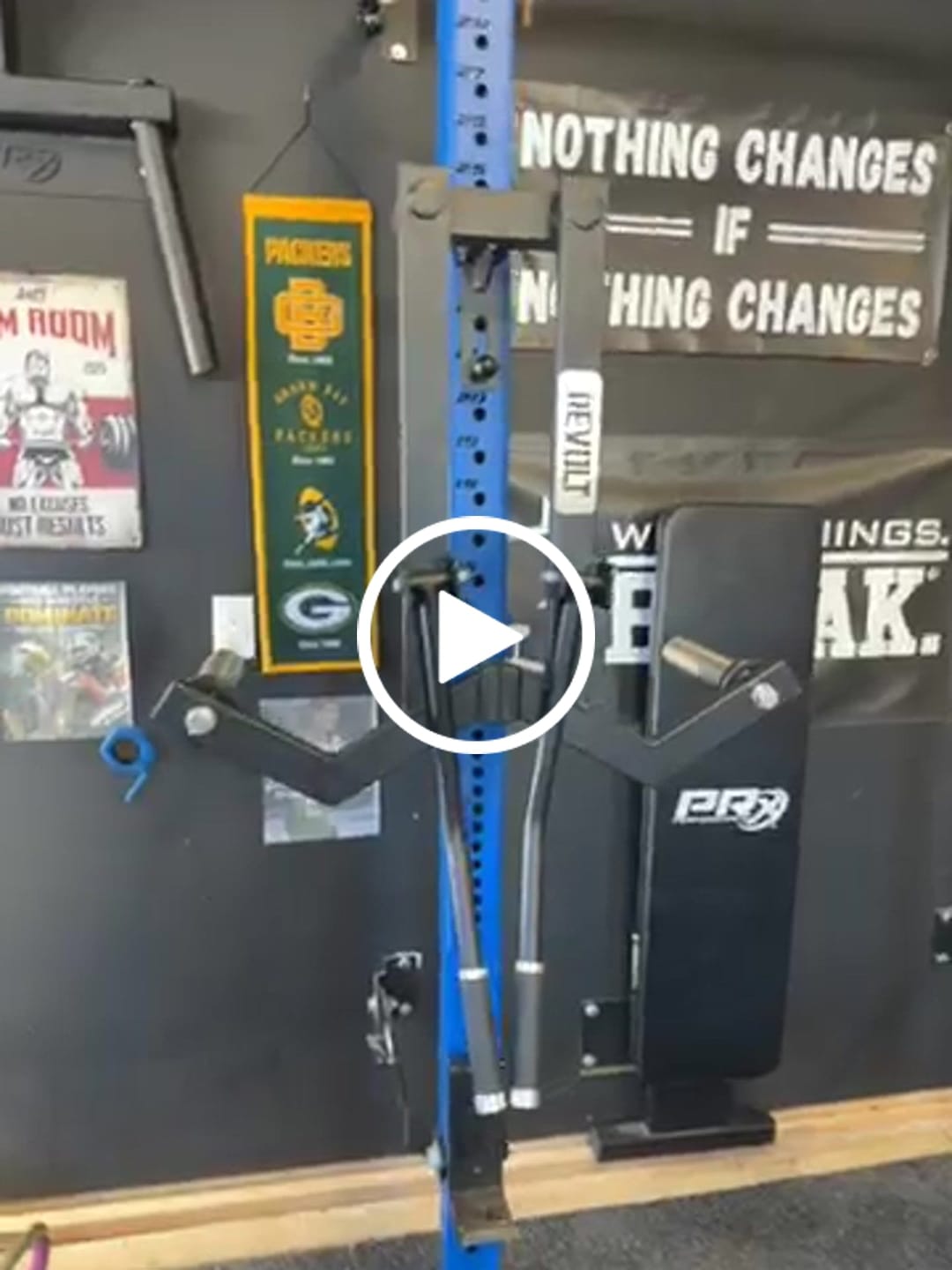 Customer video review of Revolt Lateral Raise Attachment
