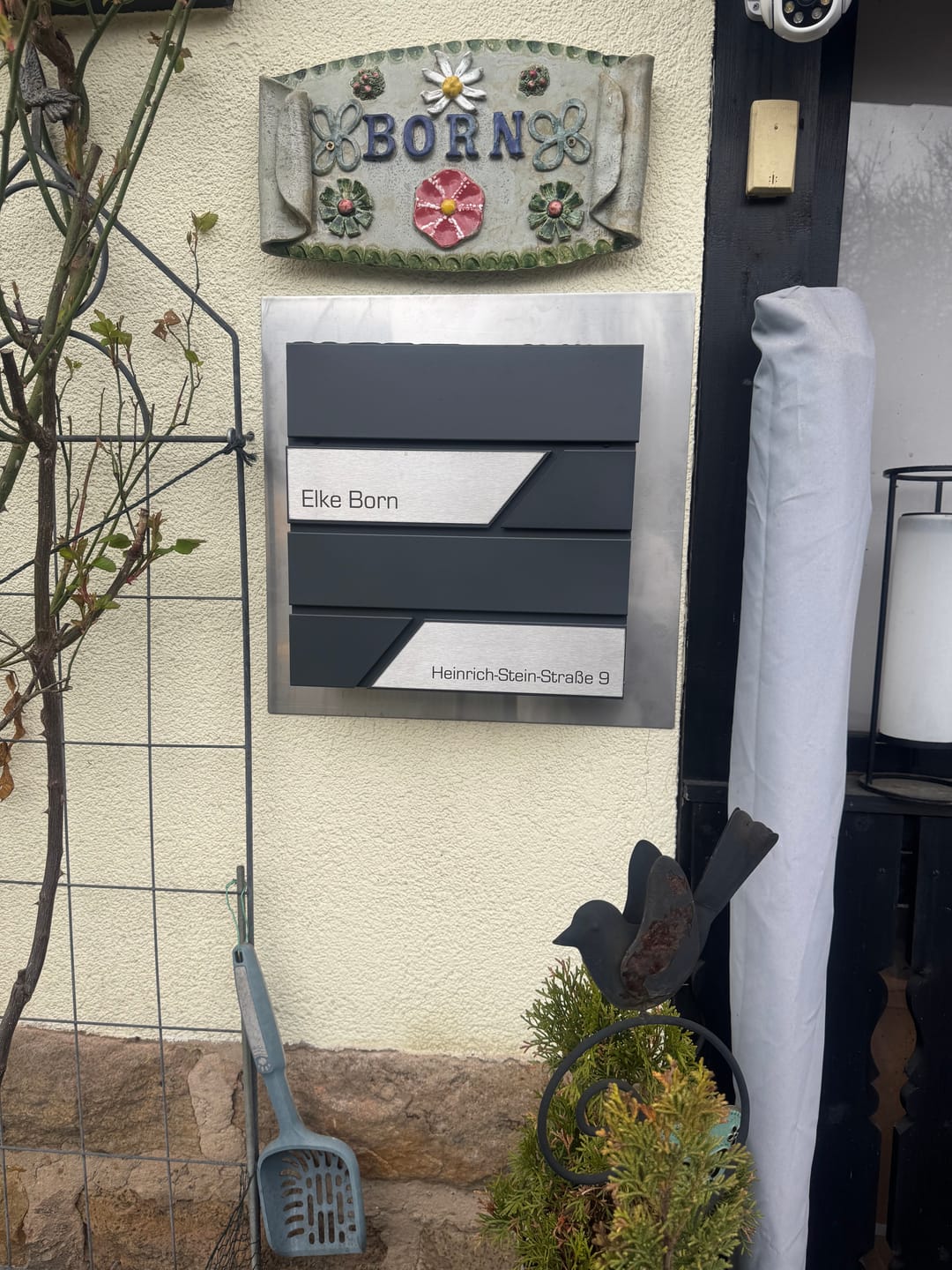 Customer photo review of Ersatzschild für AlbersDesign-Briefkästen