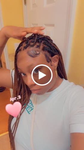 Customer video review of HD Knotless Braid Wig, Human Hair, HD Full Lace, Black, Glueless - Shade