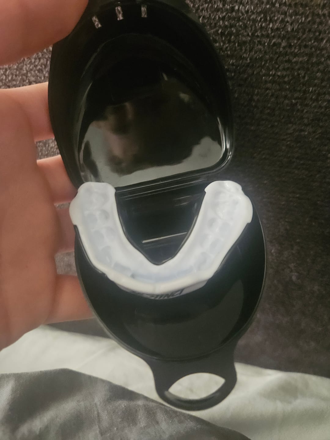 Customer photo review of ImpactShield Premium Mundschutz