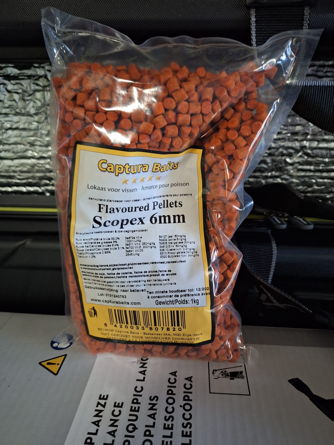 Customer photo review of FLAVOURED PELLETS 1kg