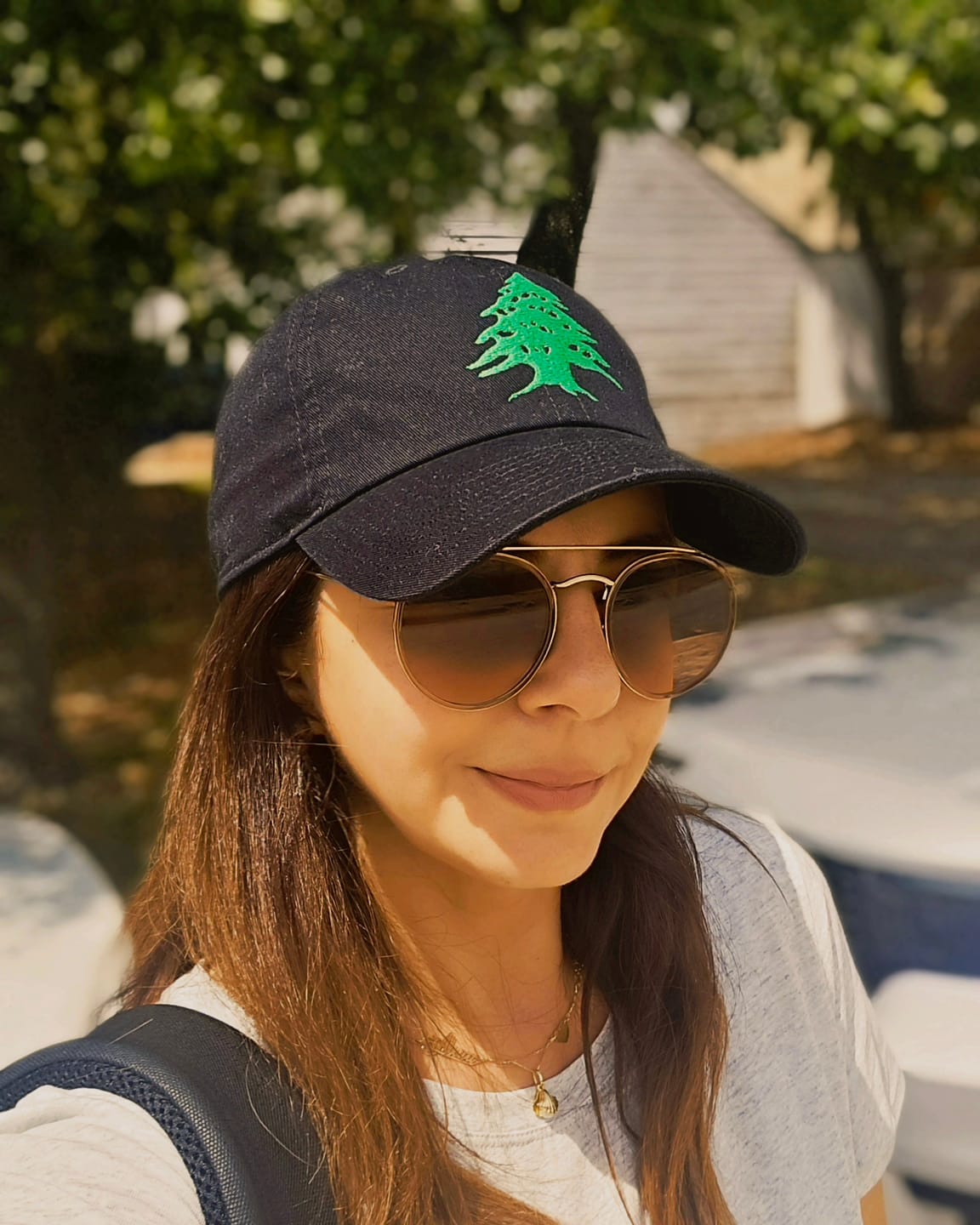 Customer photo review of Nafas x Nike Lebanese Cedar Embroidered Cap