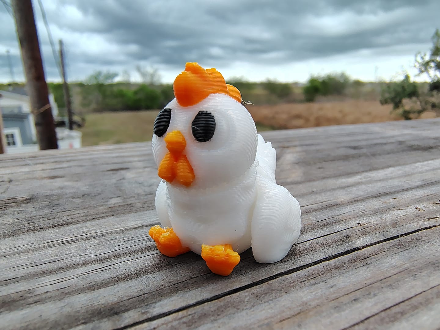 Customer photo review of Cloudy White PETG Filament 1.75mm 5kg