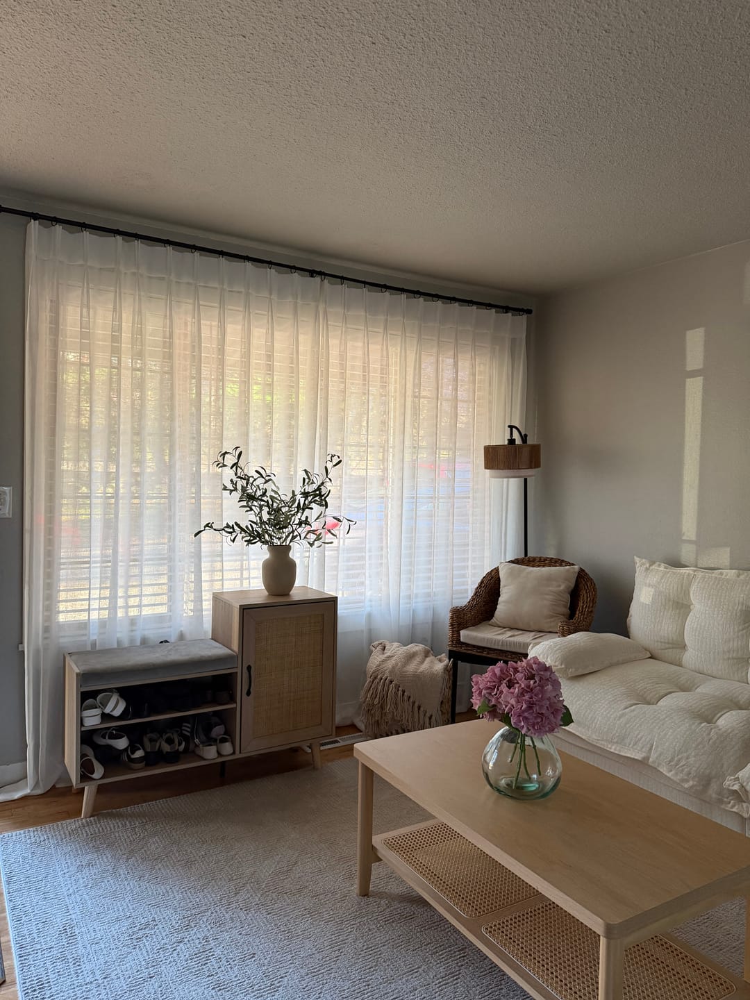 Customer photo review of Sunveil Linen Sheer Custom Curtain