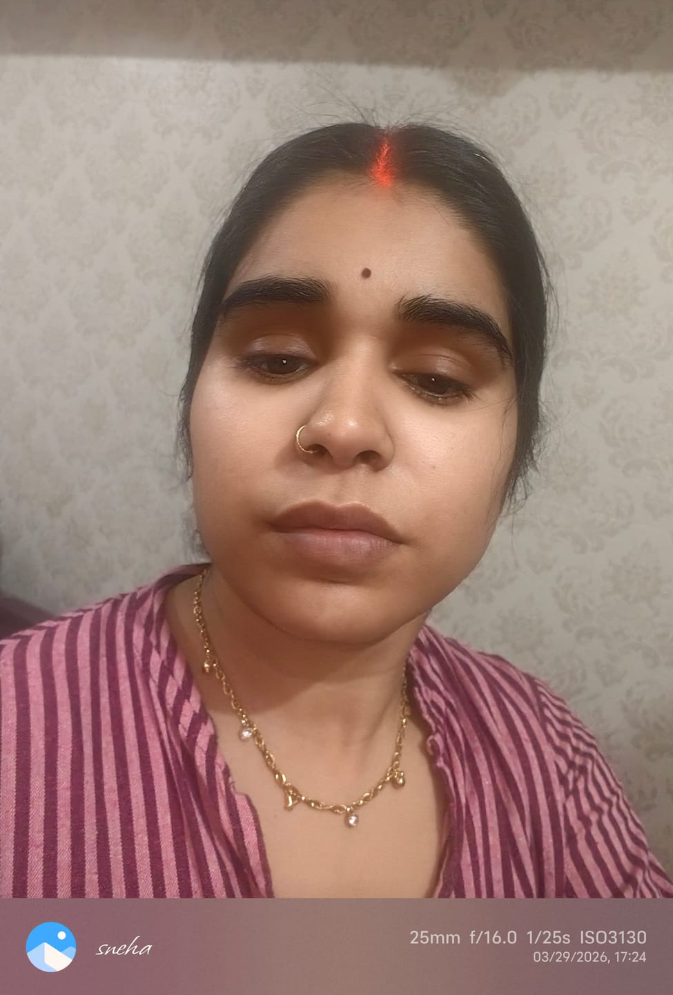 Customer photo review of Mini Charm Chain Necklace