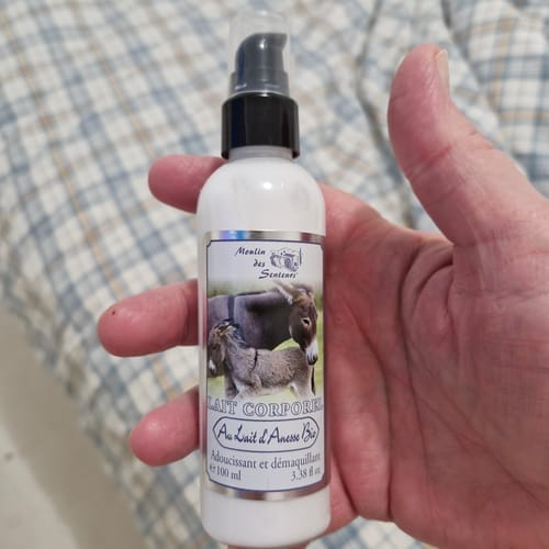 Customer photo review of Lait Corporel au Lait d'Anesse Bio