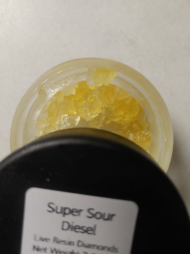 Customer photo review of Super Sour Diesel | Live Resin Diamonds