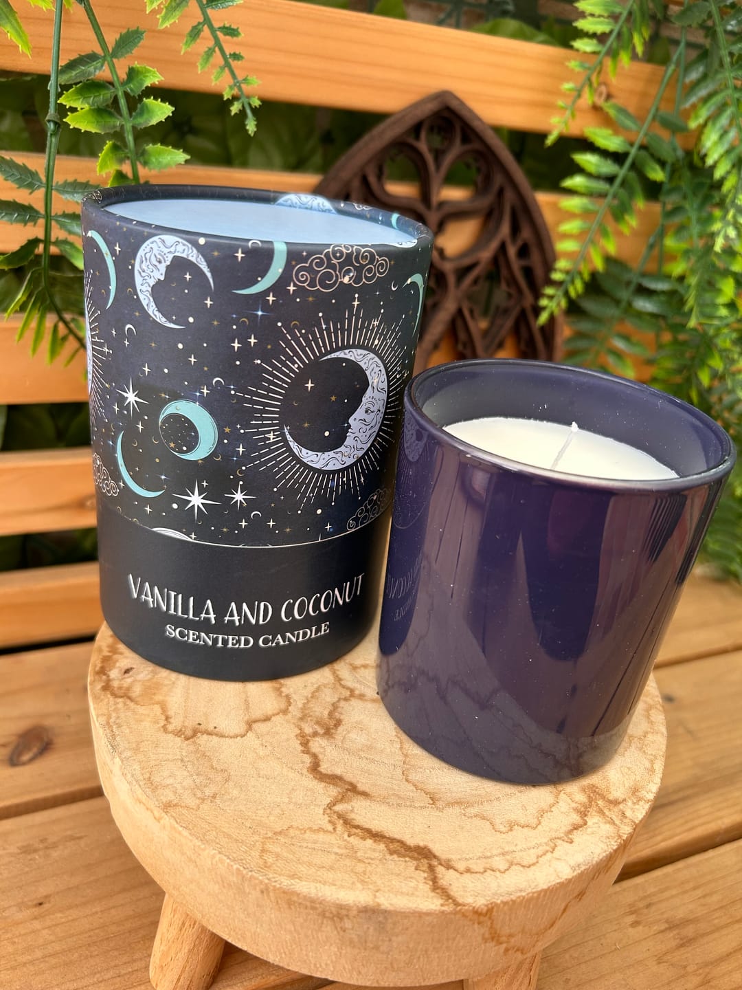 Customer photo review of Blue Moon Duftkerze – Vanille & Kokos im Glas