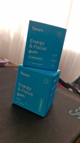 Customer photo review of Energy & Focus Gum