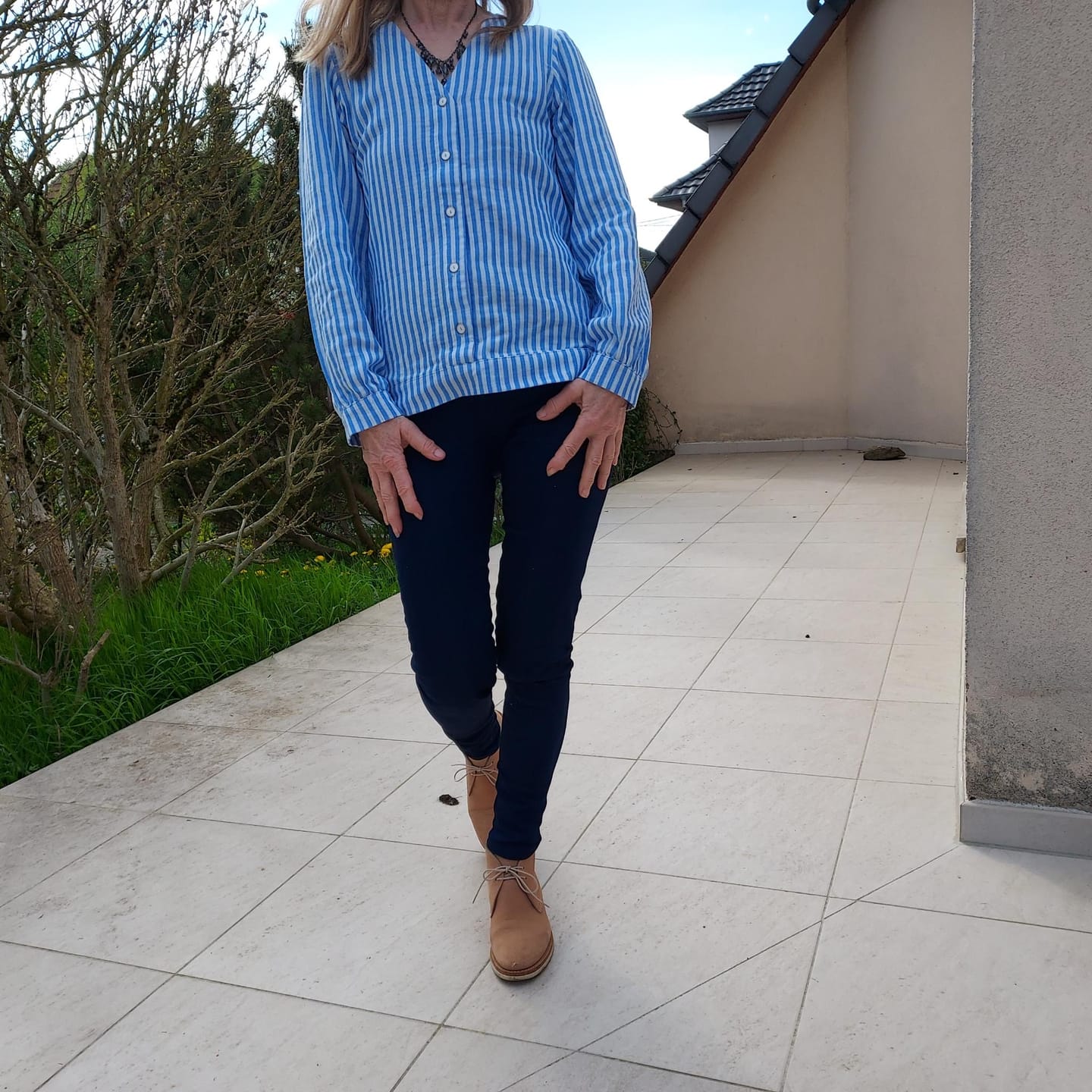 Customer photo review of Legging Léni - jean bleu