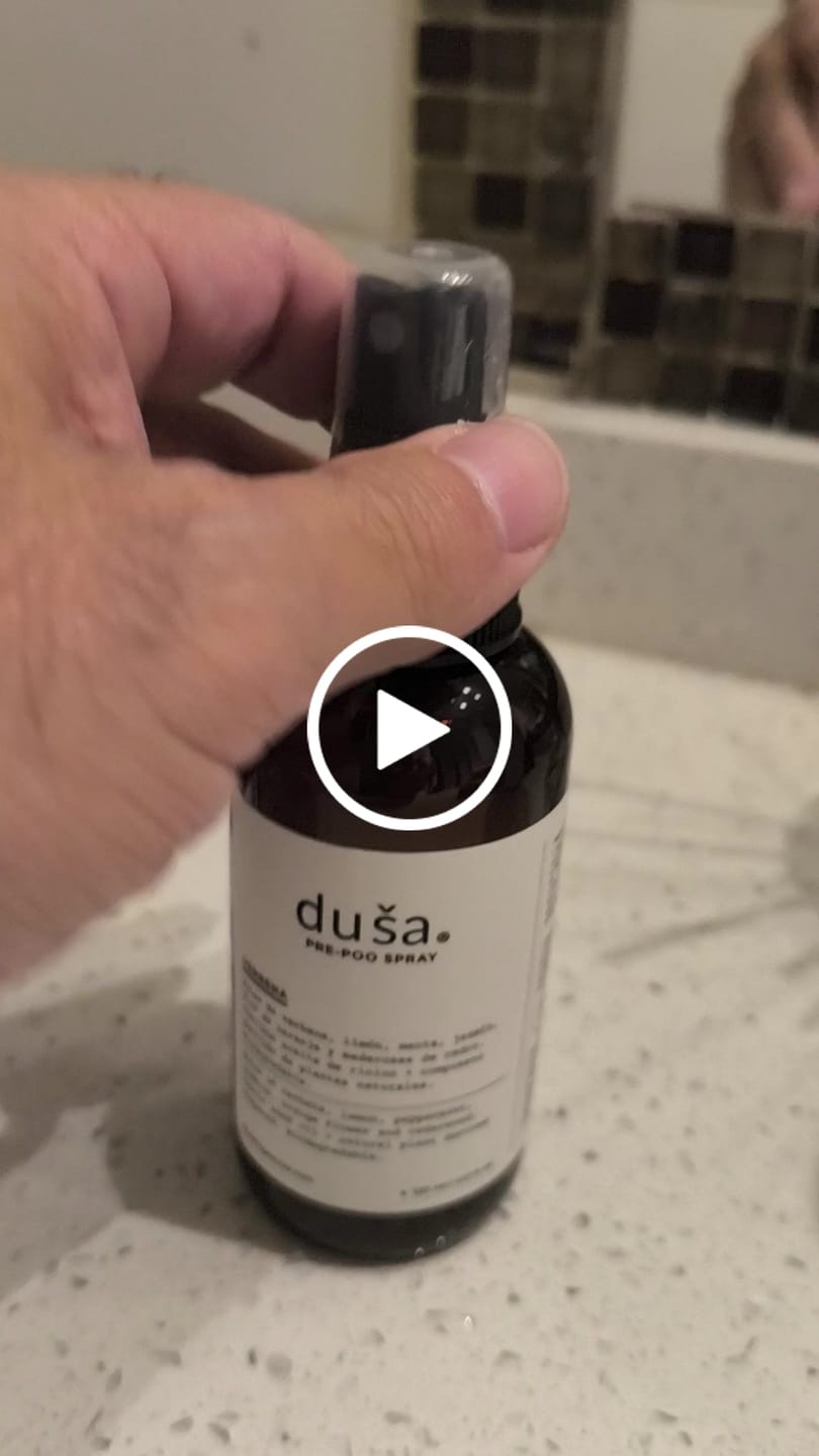 Customer video review of Verbena - Pre Poo Spray- 120 ml