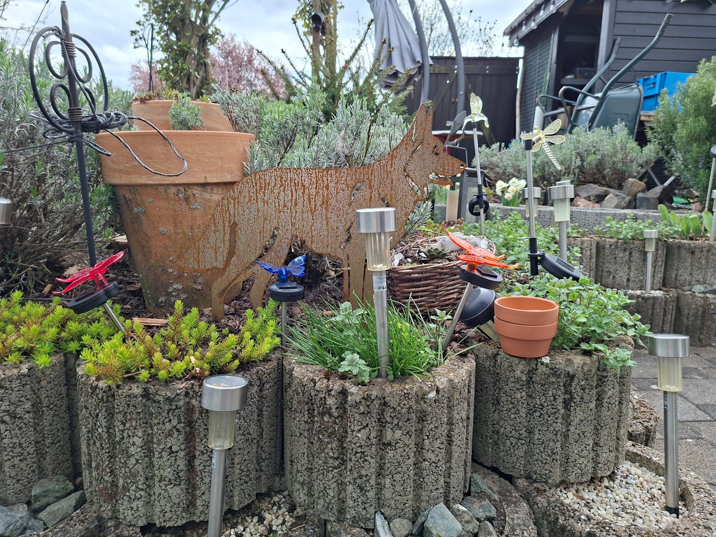 Customer photo review of Gartenstecker Schäferhund