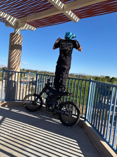 Customer photo review of Workman Tee