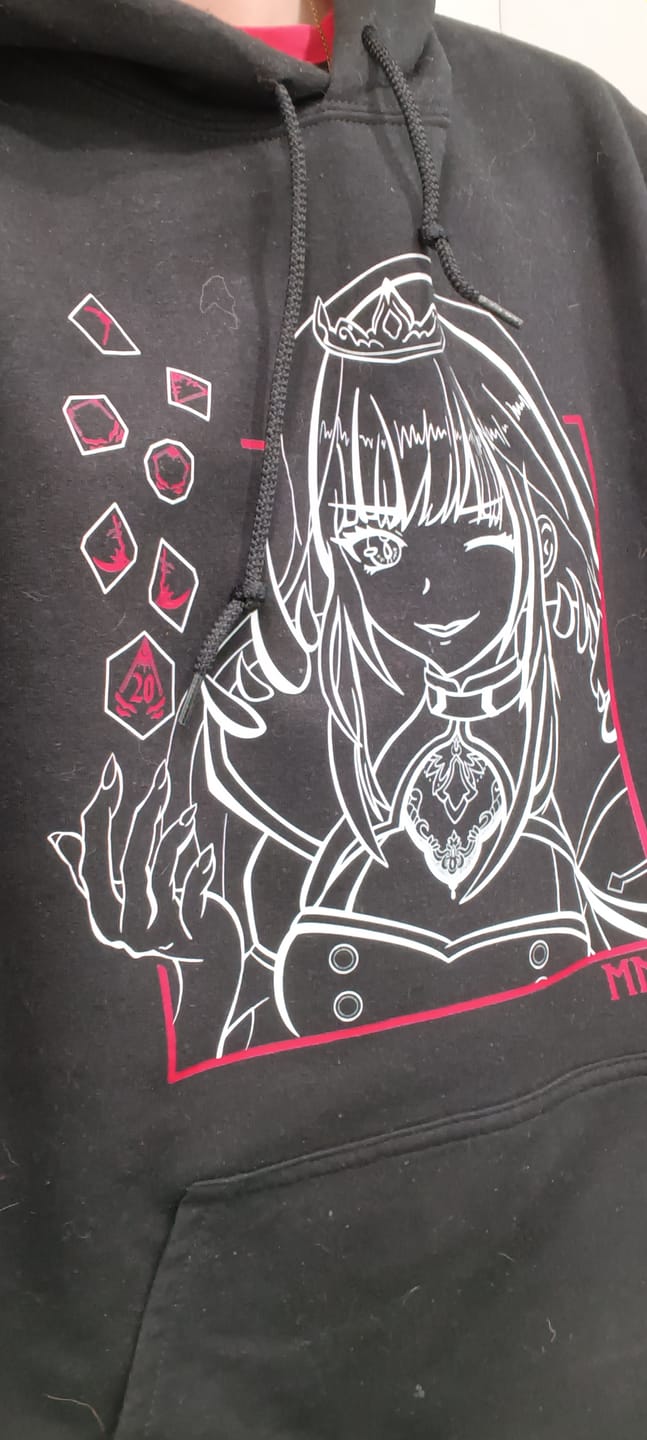 Customer photo review of PRE-ORDER | Mori Calliope Hoodie | hololive English x MMG Exclusive
